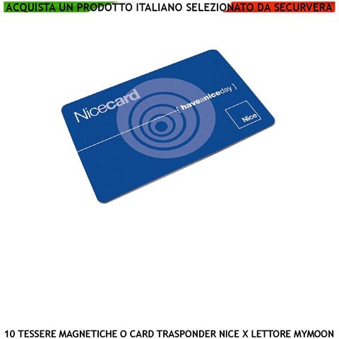 Card Rfid O Trasponder Vergine 10 Tessere Magnetiche O Card Personali Vergini Lettura Codice A Sfioramento Badge Mocar - Foto 1