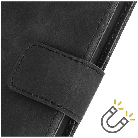 Custodia Per Samsung Galaxy S24 Portafoglio Supporto Video, Nero - Foto 5