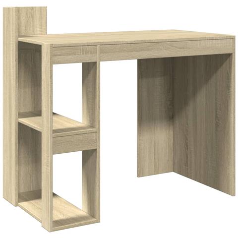 Scrivania Rovere Sonoma 103,5x56,5x94 Cm In Legno Multistrato - Foto 2