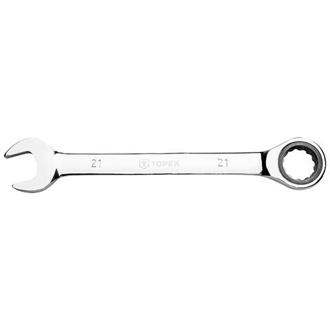 Chiave Combinata Con Cricchetto, 21 Mm - Foto 1