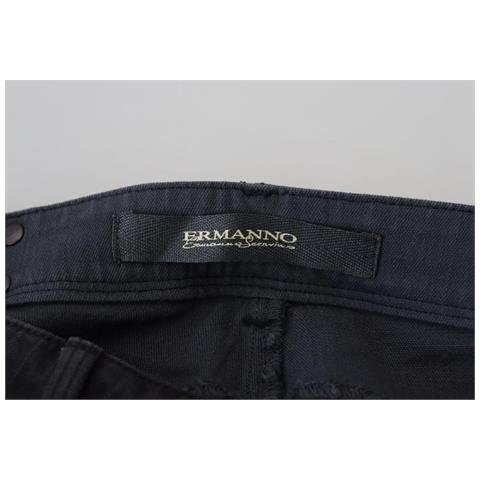 Jeans Denim Da Donna Slim Fit In Cotone Nero - W26 - Foto 5