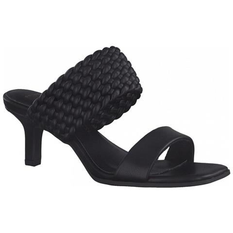 Black Elegant Open Sandals Sandali Sintetico E Tessile Scarpe Donna Nero Eu 38, 2-27226-28 001 - Foto 2