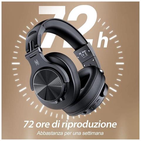 Fusion A70 Hi-Res Cuffie DJ Wireless e c / Cavo, Microfono Stereo Hi-Fi - Foto 2