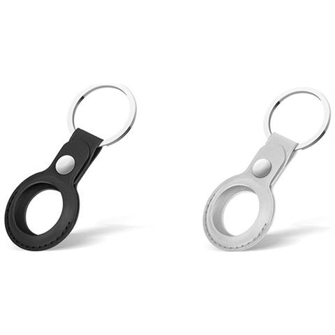 Fibbia Standard A Doppio Slot Airtag: Protezione Sicura Ed Elegante Per Il Tuo Tracker Black+grey - Foto 1