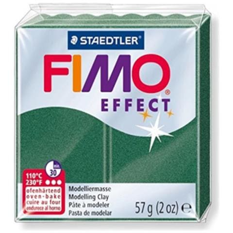 Fimo Effect Soft - Pasta Modellabile Sintetica 57gr - Colore Verde Smeraldo Opaco 58 - Foto 1