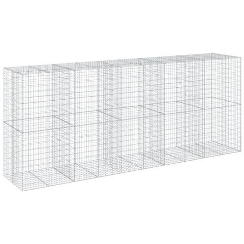 Cesto Gabbione Con Copertura 500x100x200 Cm In Ferro Zincato - Foto 2