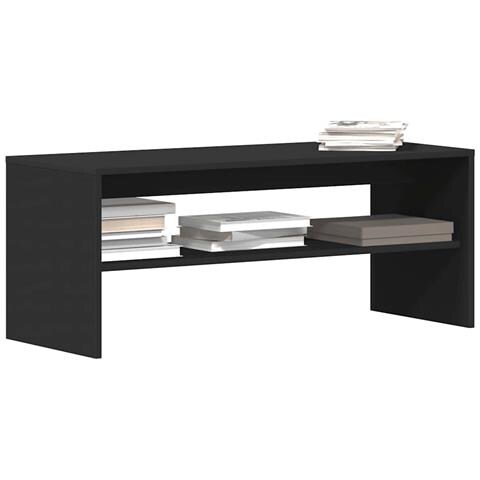 Mobile Porta Tv Nero 100x40x40 Cm In Legno Multistrato - Foto 1