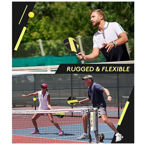 Set Da Pickleball - Racchette, Palline E Borsa In Fibra Di Vetro   9 - Foto 5