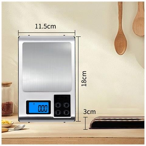 Bilancia Digitale Ad Alta Precisione 500g 0.01g Per Cucina, Alimenti E Gioielli - Foto 2