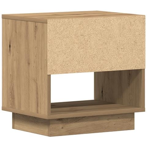 Comodino 2 pz Rovere Artigianale 45x34x47 cm Legno Ingegnerizzato - Foto 9