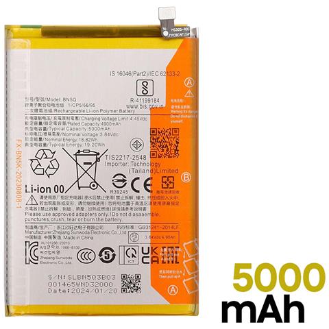 Batteria Di Ricambio Per Redmi 13c Bn5q Ad Alta Capacità 5000mah - Foto 1