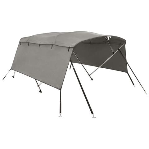 Bimini di Prua con Pareti Laterali 4 Archi 243x(170-182)x137cm - Foto 1