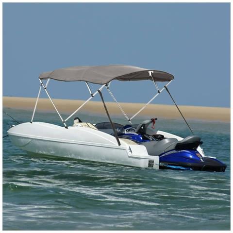 Bimini di Prua con Pareti Laterali 4 Archi 243x(170-182)x137cm - Foto 2