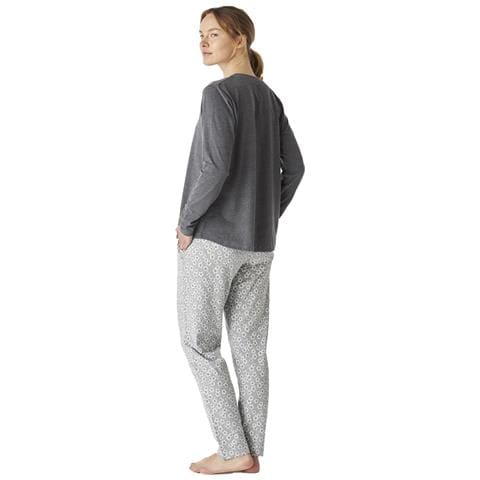 Pigiama Da Donna In Cotone A Maniche Lunghe Jjbep1801 - Foto 3