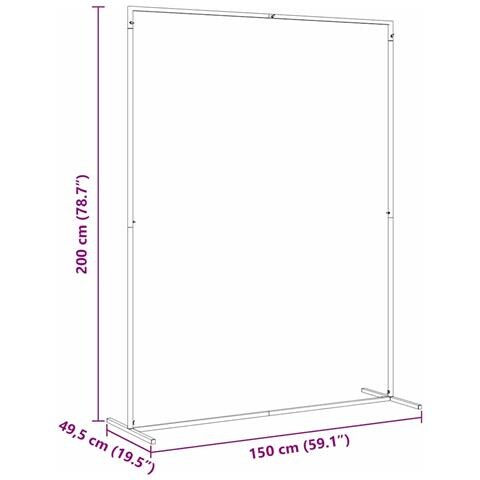 Arco Nuziale Oro 150 x 49,5 x 200 cm Acciaio - Foto 9