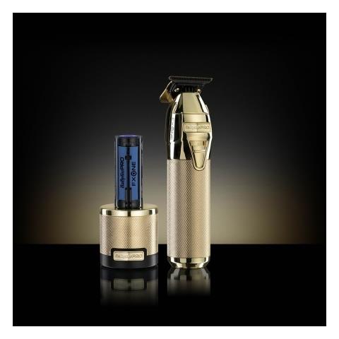 Macchina Professionale Per Contorno Senza Fili Babyliss Pro Fxone Skeleton All Metal Gold Cordless - Foto 2