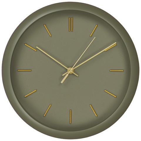 Orologio Da Parete Rossano Verde Con Movimento Silenzioso Ø30 Cm - Foto 1
