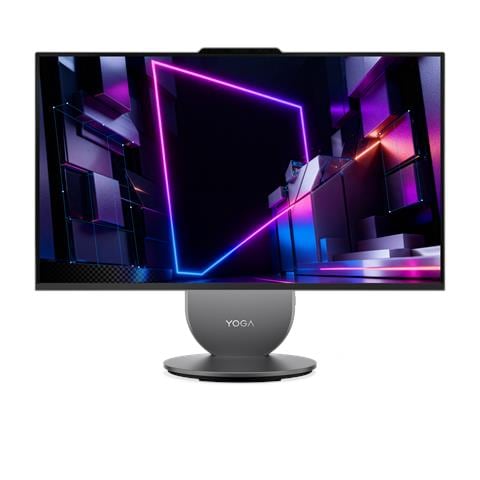Yoga AIO 27IPH11 Intel Core Ultra 7 356H 68,6 cm (27") 2560 x 1440 Pixel Touch screen PC All-in-one 32 GB LPDDR5x-SDRAM 1 TB SSD Windows 11 Pro Wi-Fi 7 (802.11be) Grigio - Foto 1
