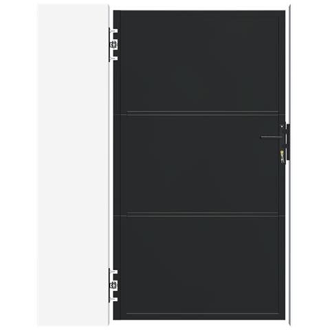 Cancello in acciaio nero opaco 1m NALI H. 180cm - Foto 3
