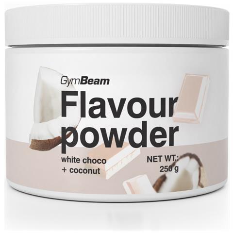 Aromatizzante Flavour Powder con fibre 250 g Cioccolato Bianco - Cocco - Foto 1