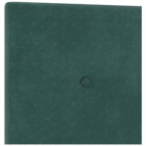 Letto box spring con materasso Verde Scuro 120 x 190 cm Velluto - Foto 9