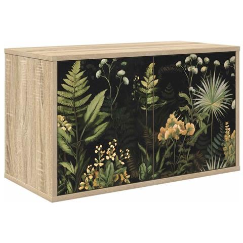Mobile TV da Parete RHENEN 69 x 33 x 40 cm Rovere Sonoma - Foto 1