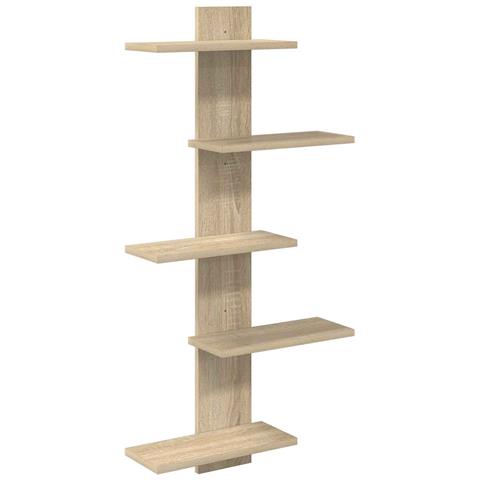 Mensola a muro flottante Rovere Sonoma 48,5 x 15 x 101 cm - Foto 1