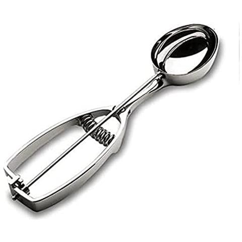 Paletta per gelato ovale Professional 67158, in acciaio inox, 58 x 46 mm - Foto 1