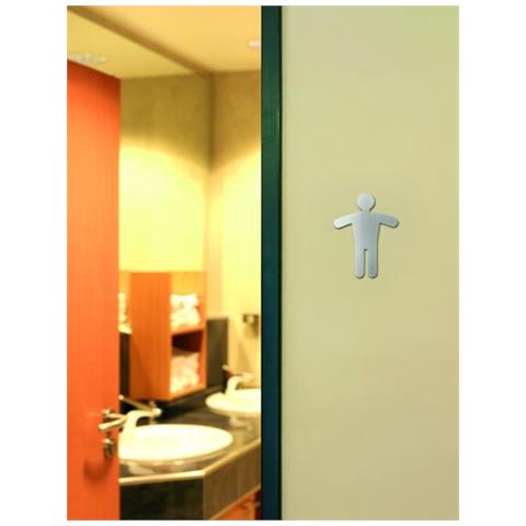 pz. 1 Pittogramma argento 120 x 90mm antigraffio 495123 - Foto 3