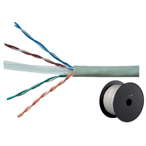 ITP6-CCA-100-GY - Matassa U / UTP, 4 coppie, Cavo Cat. 6, CCA, 100m. Rigido Grigio - Foto 1