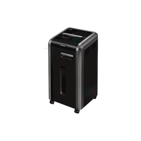 Distruggidocumenti a Strisce Powershred 225i con Cestino da 60L Capacità di taglio 24 fogli Colore Nero e Grigio - Foto 1