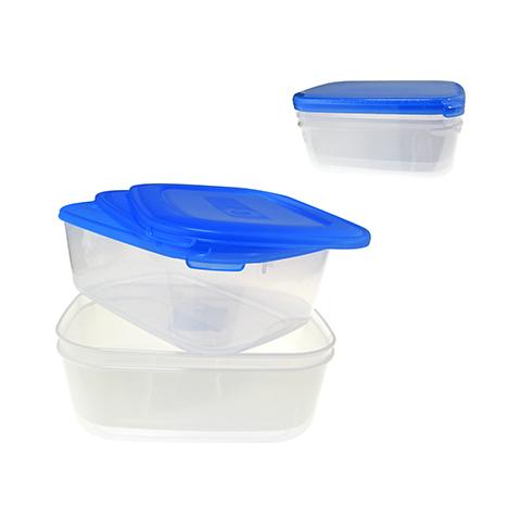 Set 3 Service Rettangolare Lt 6 Contenitori Alimenti - Foto 1