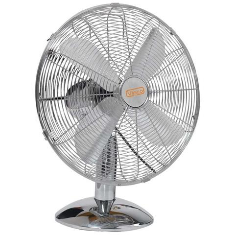 Ventilatore da Tavolo 70604 Diametro 40 cm Potenza 35 W Colore Cromato  - Foto 4