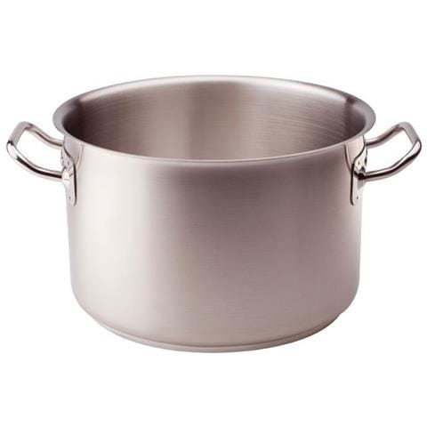 Casseruola Alta In Acciaio Inox Per Induzione Con Due Maniglie Inox - Foto 2
