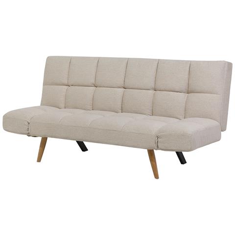 Divano Letto In Tessuto Beige Ingaro - Foto 15