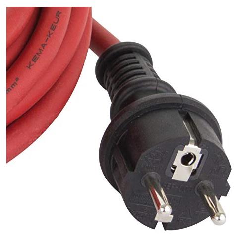 Ritter 006.716 Prolunga Contatto con di Protezione 3 Prese H07RNF, 1,5 mm, 10 m, colore: Rosso - Foto 2