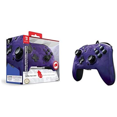 Pdp Controller Camo Audio Nintendo Interruttore Viola - Essentials - Nintendo Interruttore - Foto 1