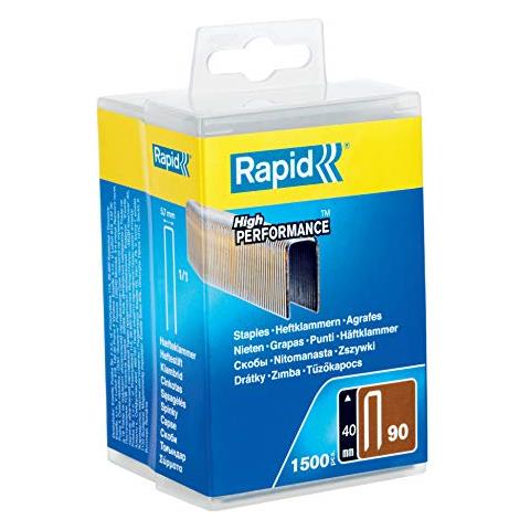 Rapid 5000127 No. 90 Graffe A Dorso Stretto 40 Mm, Acciaio - Foto 3