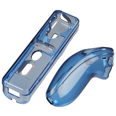 Hardcase Kit for Nintendo Wii Remote Control, transparent-blue - Foto 1