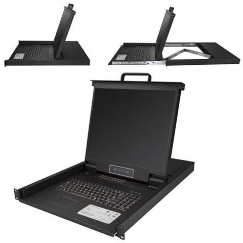 " Console KVM per Rack Server a 16 porte VGA 19"" - 1U" - Foto 1