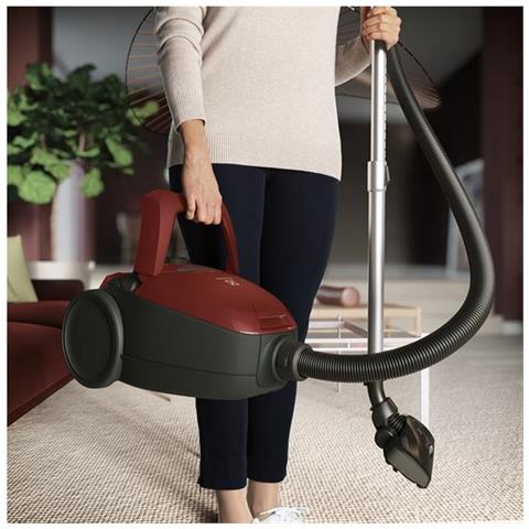 Aspirapolvere a Traino con Sacchetto Potenza 500 Watt Colore Rosso - Foto 10