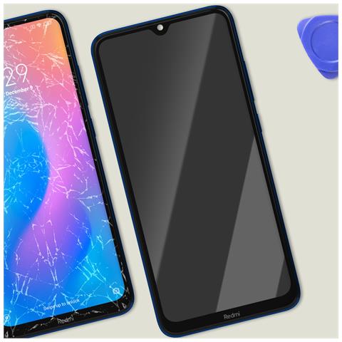 Schermo Per Xiaomi Redmi Note 8t Lcd + Vetro Tattile + Chassis, Blu Scuro - Foto 7