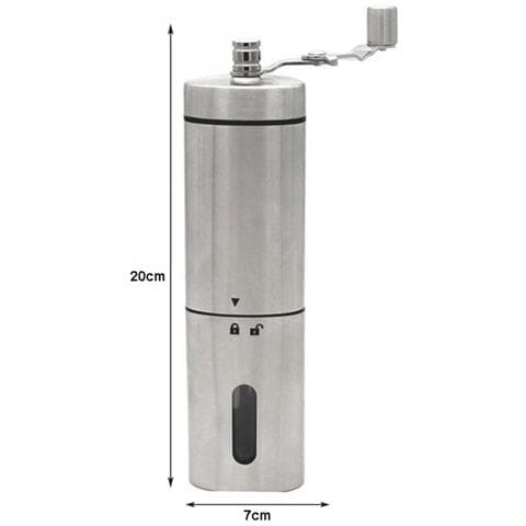 INLAW Mini Caffettiera Smerigliatrice Argento In Acciaio Inox Manuale Manuale Fatti A Mano Chicco Di Caffè Macrette Mulino Cucina Cucine Per Utensili Da Cucina | Macinacaffè Manuale NA11656