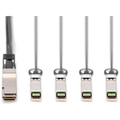 Direct Attach Cable 40G QSFP+ to 4XSFP+ 1m - Foto 2