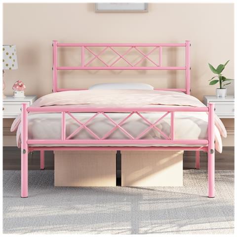 Letto singolo con testiera portaoggetti e cassetto - 90 x 190 cm Bianco - LEANDRE