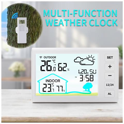 Display Multifunzione Per Stazione Meteorologica Wireless - Foto 2