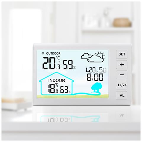 Display Multifunzione Per Stazione Meteorologica Wireless - Foto 7