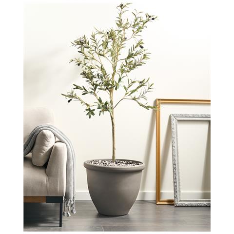 Vaso Per Piante Tesalia 49 Cm Grigio - Foto 1