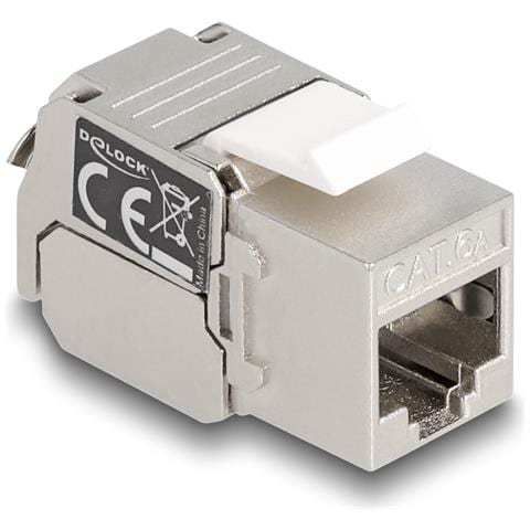 Modulo Keystone RJ45 femmina per LSA Cat. 6A con LED - Foto 1