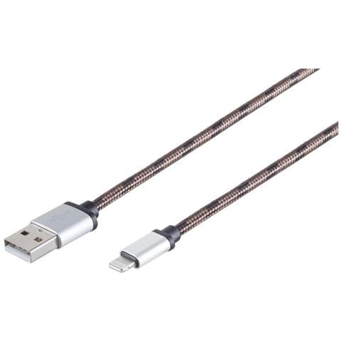 S-conn 14-50078 Cavo Usb A Per Cellulare Lightning Brown Da 0,9 M (14-50078) - Foto 1
